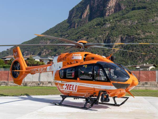 Il nuovo elicottero di soccorso Airbus H145 della HELI – Elisoccorso Alto Adige ODV